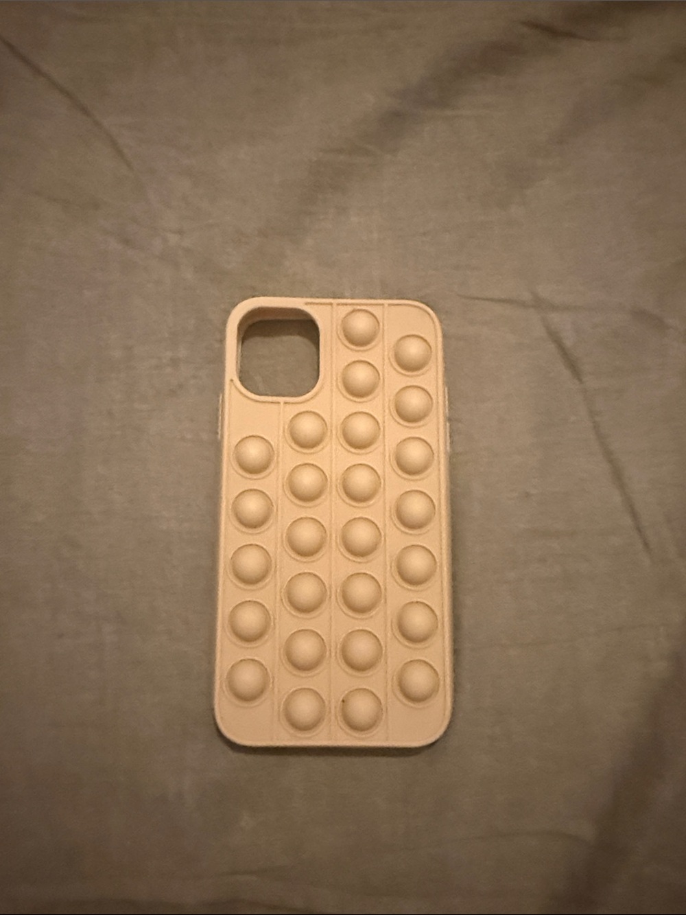 Neutral Beige Pop-It Phone Case for Cell Phones